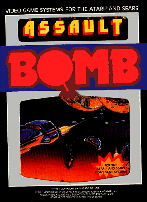 Assault box art for Atari 2600